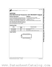 54FCT245 datasheet pdf National Semiconductor