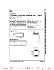 54LCX245 datasheet pdf National Semiconductor