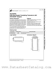 54LVX3245 datasheet pdf National Semiconductor