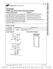 54LVX3383 datasheet pdf National Semiconductor