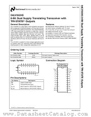 54LVX4245 datasheet pdf National Semiconductor