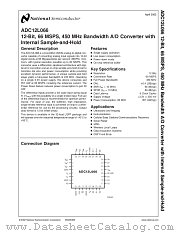 ADC12L066 datasheet pdf National Semiconductor