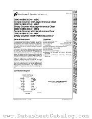 CD40161BC datasheet pdf National Semiconductor