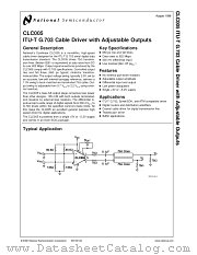 CLC005 datasheet pdf National Semiconductor