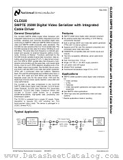 CLC020 datasheet pdf National Semiconductor