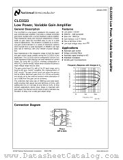 CLC5523 datasheet pdf National Semiconductor