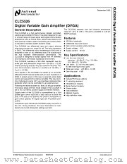 CLC5526 datasheet pdf National Semiconductor