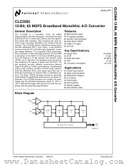 CLC5956 datasheet pdf National Semiconductor