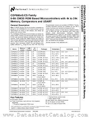 COP888XG_CS datasheet pdf National Semiconductor