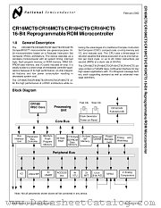 CR16HCT5 datasheet pdf National Semiconductor