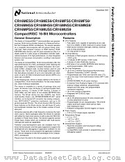 CR16MES9 datasheet pdf National Semiconductor