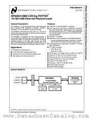 DP83861 datasheet pdf National Semiconductor