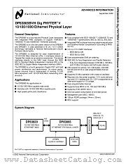 DP83865 datasheet pdf National Semiconductor