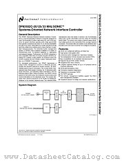 DP83932C-33 datasheet pdf National Semiconductor