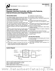 DP83953 datasheet pdf National Semiconductor