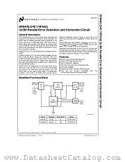 DP8406 datasheet pdf National Semiconductor