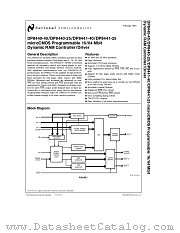 DP8440 datasheet pdf National Semiconductor