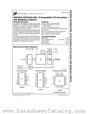 ADC0848 datasheet pdf National Semiconductor