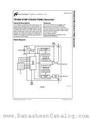 TP5089 datasheet pdf National Semiconductor