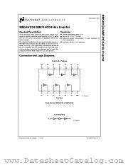 MM74HC04 datasheet pdf National Semiconductor