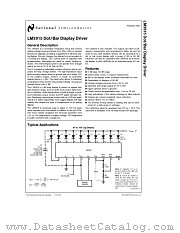 LM3915 datasheet pdf National Semiconductor