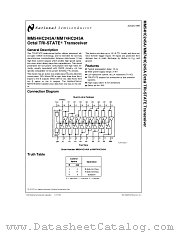 MM74HC245A datasheet pdf National Semiconductor
