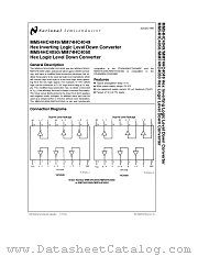 MM74HC4050 datasheet pdf National Semiconductor