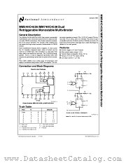 MM74HC4538 datasheet pdf National Semiconductor