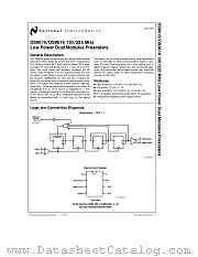 DS8616 datasheet pdf National Semiconductor