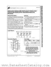 DS26LS33M datasheet pdf National Semiconductor