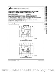 MM74HC58 datasheet pdf National Semiconductor