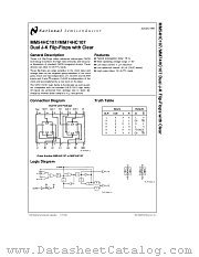 MM74HC107 datasheet pdf National Semiconductor