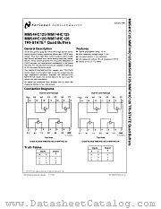 MM74HC125 datasheet pdf National Semiconductor