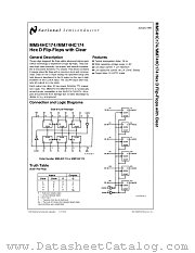 MM74HC174 datasheet pdf National Semiconductor