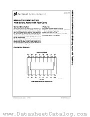 MM74HC283 datasheet pdf National Semiconductor