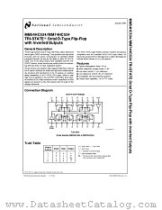 MM54HC534 datasheet pdf National Semiconductor