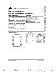 MM74HC595 datasheet pdf National Semiconductor