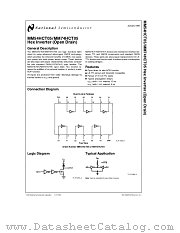 MM74HCT05 datasheet pdf National Semiconductor