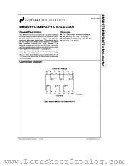 MM74HCT34 datasheet pdf National Semiconductor