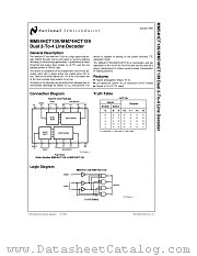 MM54HCT139 datasheet pdf National Semiconductor