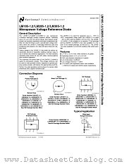 LM285-1.2 datasheet pdf National Semiconductor