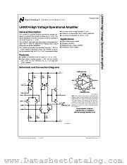 LH0004 datasheet pdf National Semiconductor