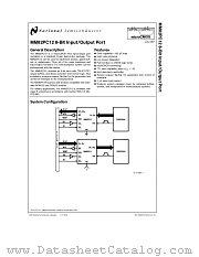 MM82PC12 datasheet pdf National Semiconductor