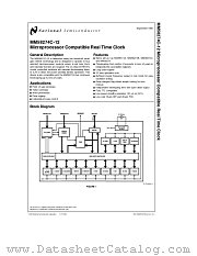MM58274C-12 datasheet pdf National Semiconductor