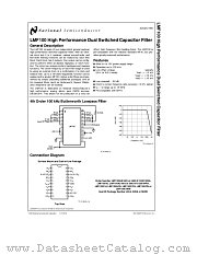 LMF100 datasheet pdf National Semiconductor
