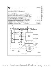ADC0800 datasheet pdf National Semiconductor