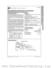 DAC1001 datasheet pdf National Semiconductor