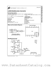 LH0094 datasheet pdf National Semiconductor