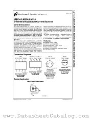 LM334 datasheet pdf National Semiconductor
