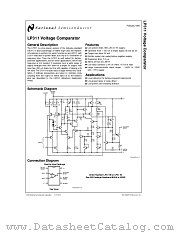 LP311 datasheet pdf National Semiconductor